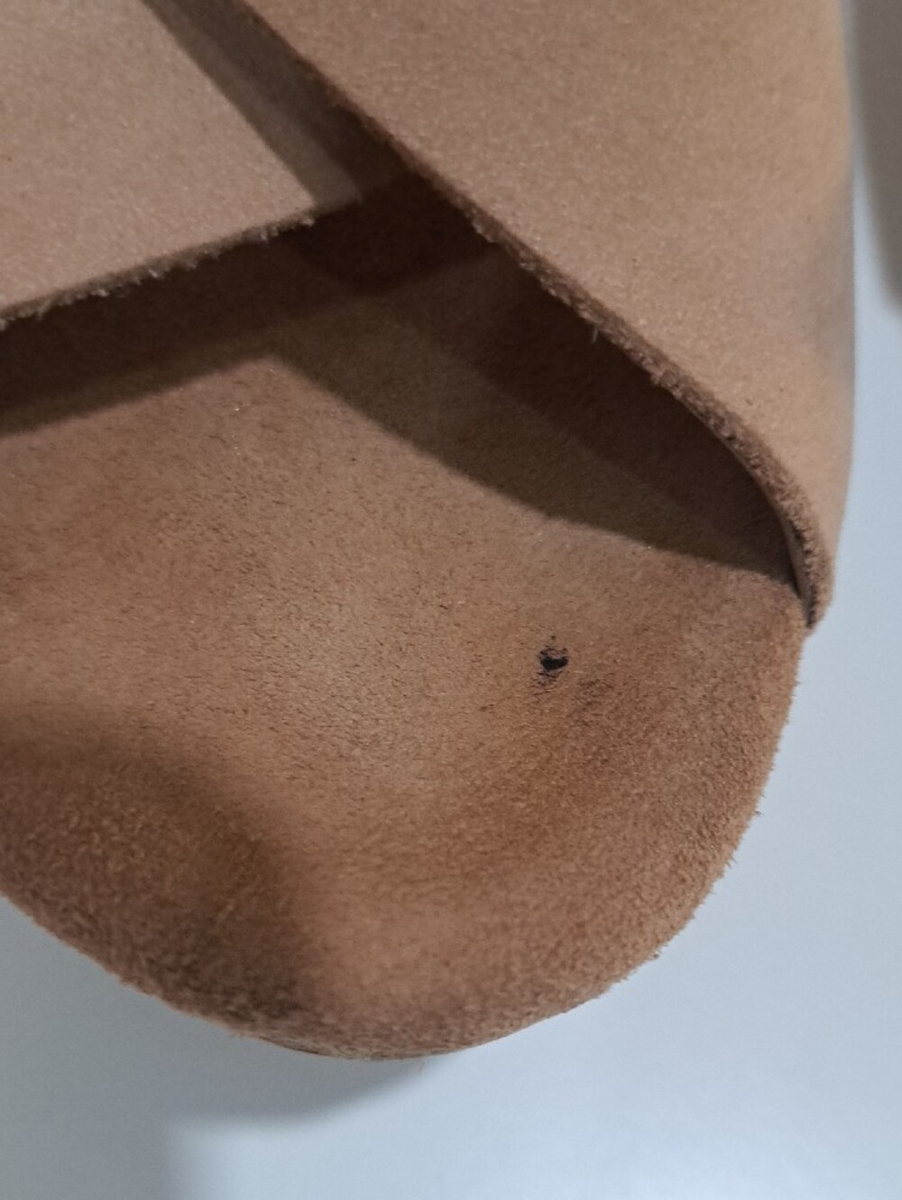 Clarks Ladies Tan Cork Wedge Sandals - Slingback Suede Comfort Heels - Picture 5 of 6